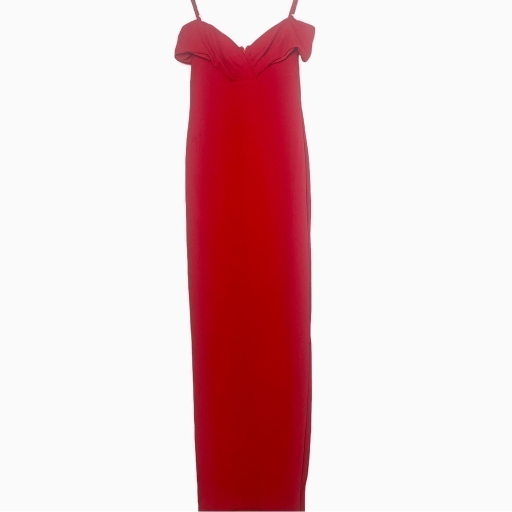 Revolve Phoenix long maxi Gown holiday formal dress Size S Red classic NWT - Picture 7 of 12
